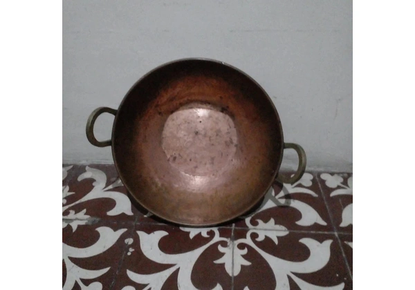 Tacho cobre antiga alças de bronze: tenho 2 unidades