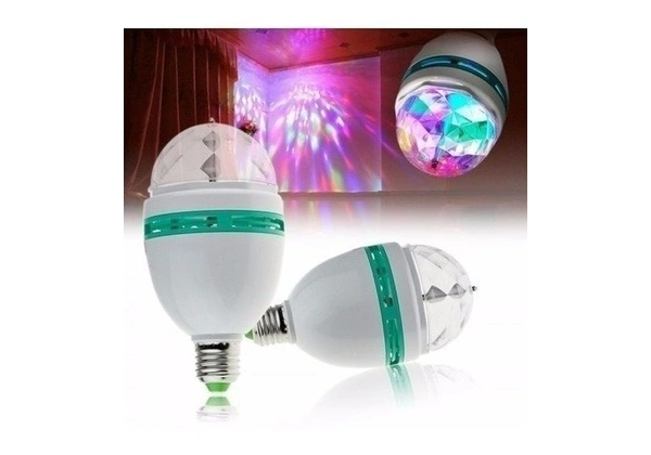 Luz Colorida Para Festas / Led Full Color Rotating Lamp
