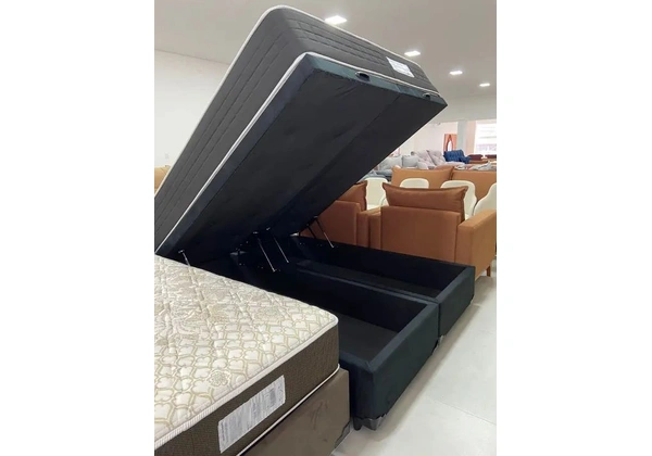 Base Box Baú Queen Size Top de Linha