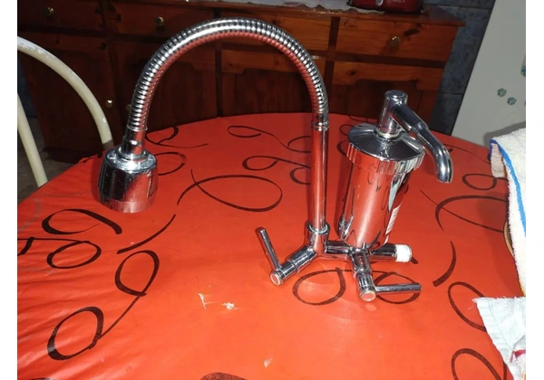 Torneira filtro gourmet, inox.