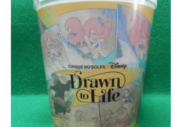 Balde de pipoca Disney Cirque du Soleil Drawn to Life