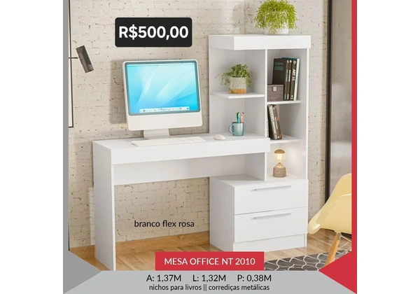 Mesa office NT2010 - Branca