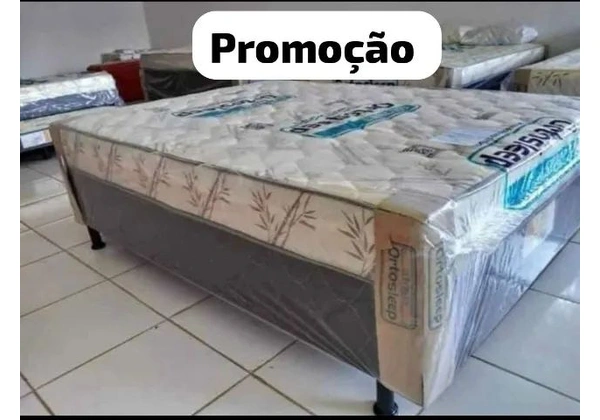Cama box casal produtos novo brinde