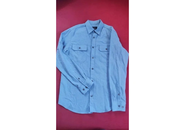 Camisa Flanela Azul