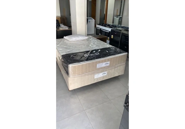 Cama Box Casal Topázio Super Oferta 138x88 Super Oferta
