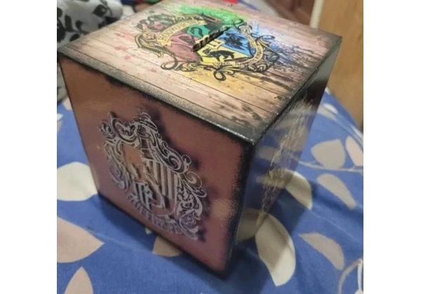 Cofre Harry Potter em mdf