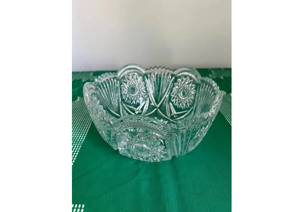 Fruteira Bomboniere Cristal 21x10 cms (crédito, débito, Pix e PicPay)