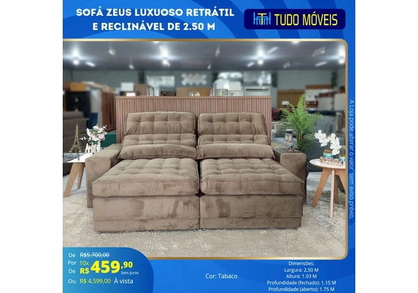 SOFÁ 2.50M / ALTO PADRÃO COM MOLAS E PILLOW ENTREGA E MONTAGEM GRATIS