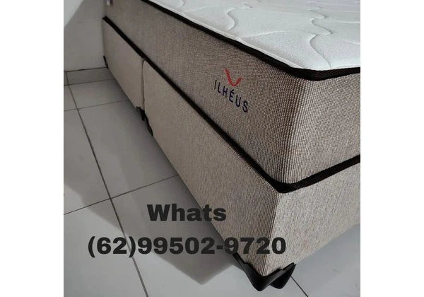Cama Box Queen Size ++ Colchão Airteck