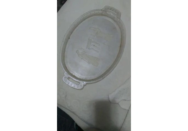 Bandeja acrílica oval