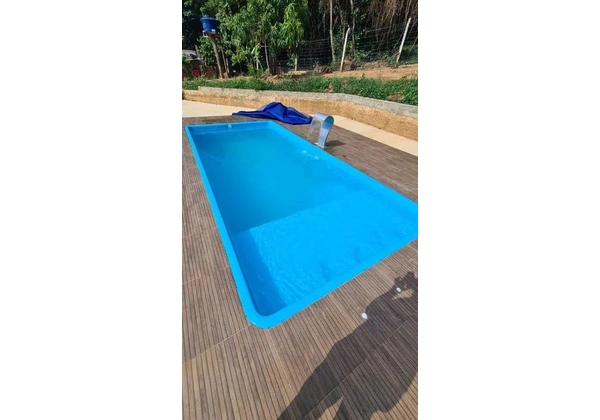 Piscina 8 mts com hidromassagem