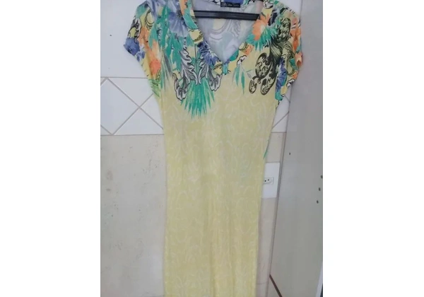 Vestido Amarelo Longo 38/40