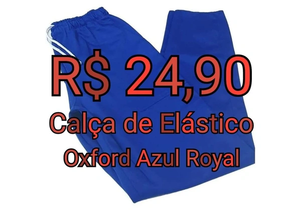 Calça Operacional de Oxford - Azul Royal