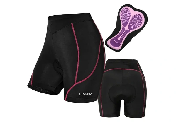 Short de ciclismo 3d feminino, gel acolchoado corridas de montanha, bicicleta, respirável