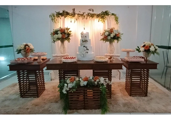 Mesa e decoração festa