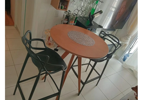 Cadeiras retrôs altas