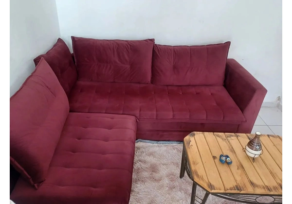 Sofá de canto semi novo lindo