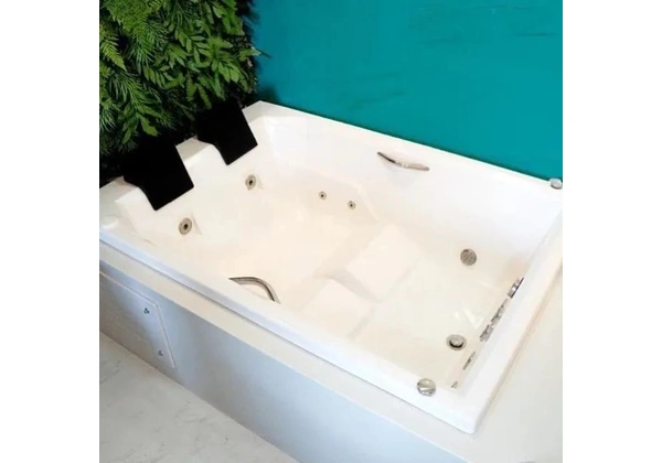 Banheira Dupla com Hidromassagem (Aquecedor, Led, Frete e Instalação grátis )