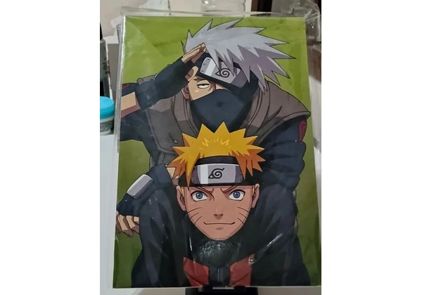 Quadro Exclusivo Naruto e Kakashi