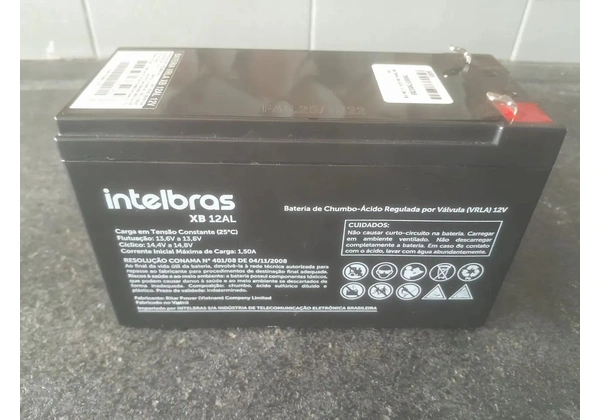 Bateria para alarme e cerca elétrica