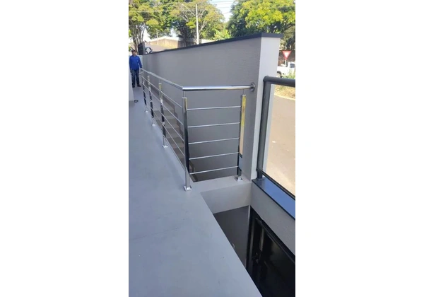 Corrimão em aço inoxidável