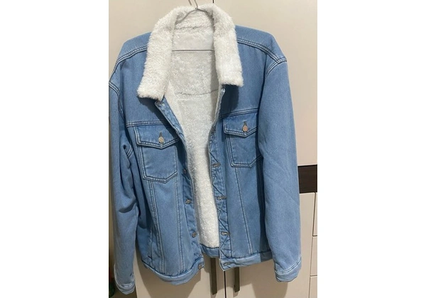 Jaqueta Jeans Masculina Forró de Lã