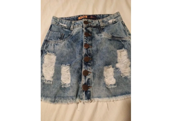 Saia jeans 36/38