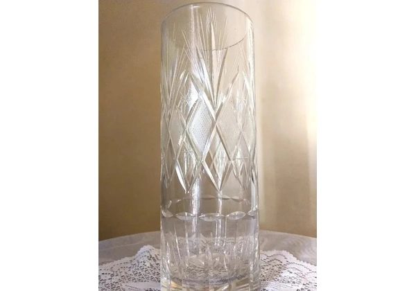 Vaso Cristal lapidado
