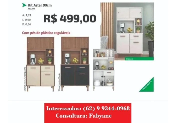 Armario de cozinha kit Aster