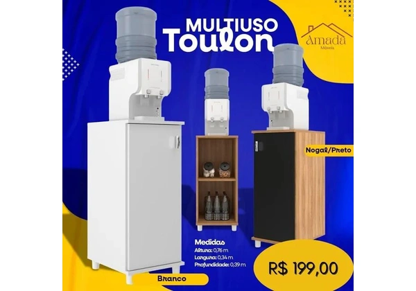 Multiuso Toulon, entrega em 3 dias