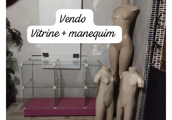 Vitrine a venda
