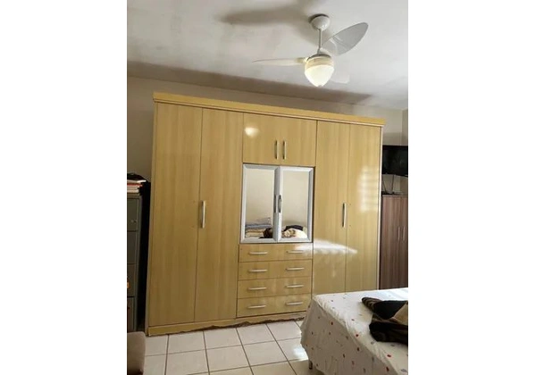 Guarda roupa MDF padrão marfim