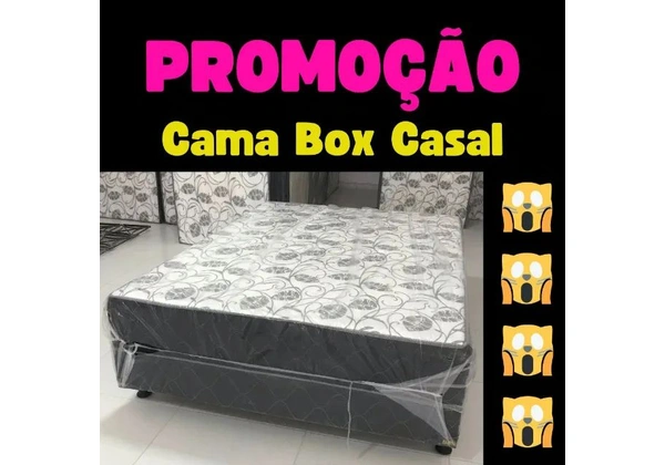 Cama Casal Box - Novo de Fábrica