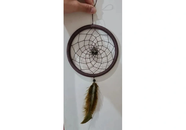 Filtro dos Sonhos Marrom detalhe em coruja