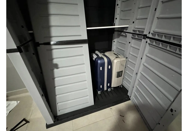 Armário / Depósito de plástico resistente para organização