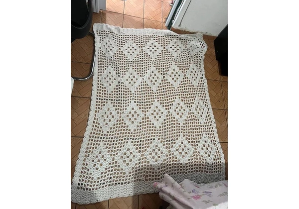 Tapete crochê grande