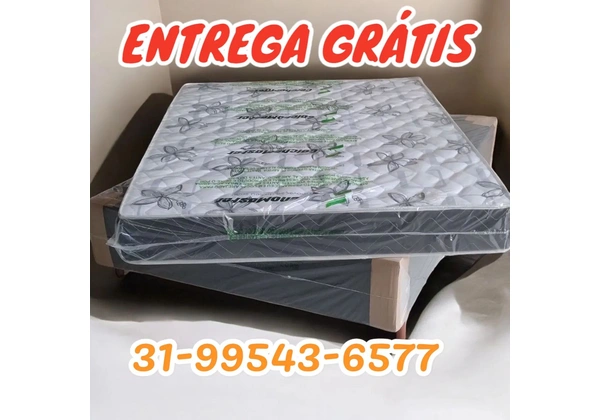 COLCHÃO CASAL D33 100% ESPUMA / NOVOS