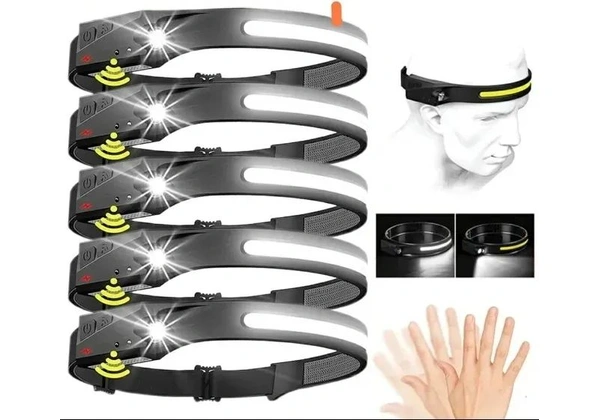 Lanterna De Cabeça Led Super Forte Resistente Água