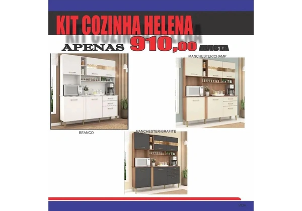 Kit Cozinha Helena - Apenas R$ 910, 00