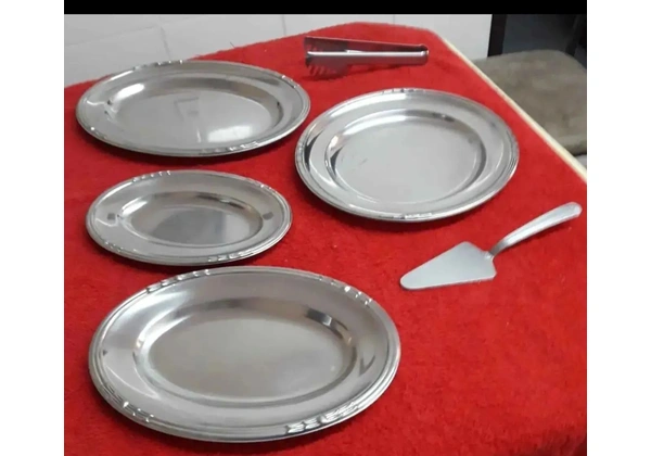 Lote de baixelas de inox