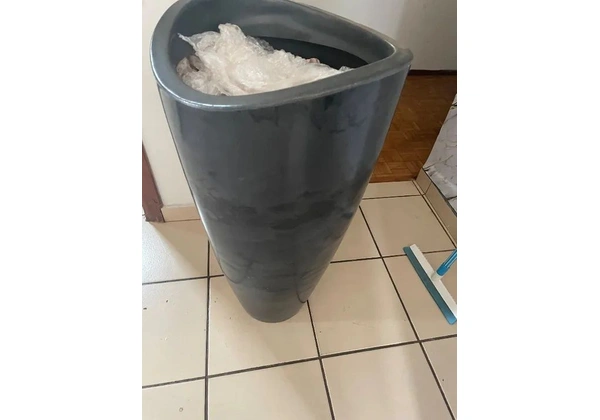 Vaso de planta de politileno