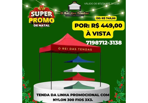Toldo sanfonado 3x3 tipo tenda gazebo monta rápido
