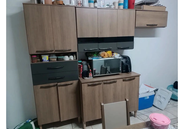 Armário de cozinha 4 peças muito novo