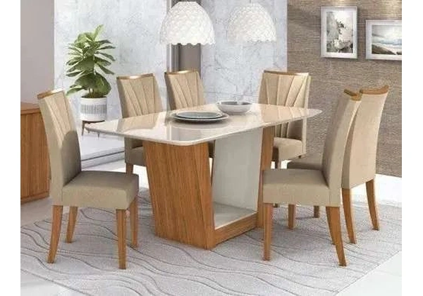 Mesa de jantar 6 lugares ( Pronta Entrega / Entregas em 24 Horas )
