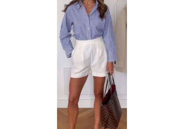 RERY CAMISA LISTRADA AZUL
