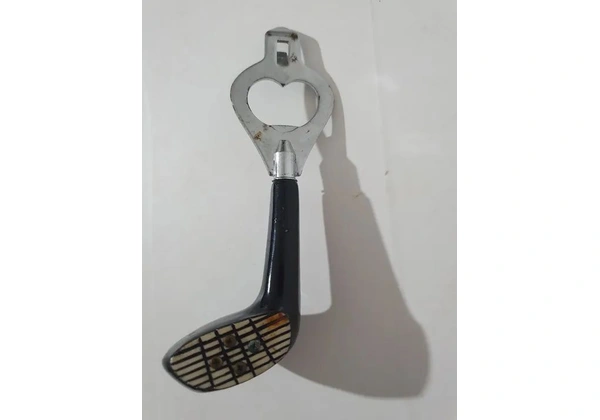 Abridor de Garrafas em Forma de Taco de Golfe antigo