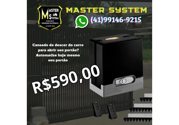 Kit Portão Eletrônico + INSTALAÇÃO