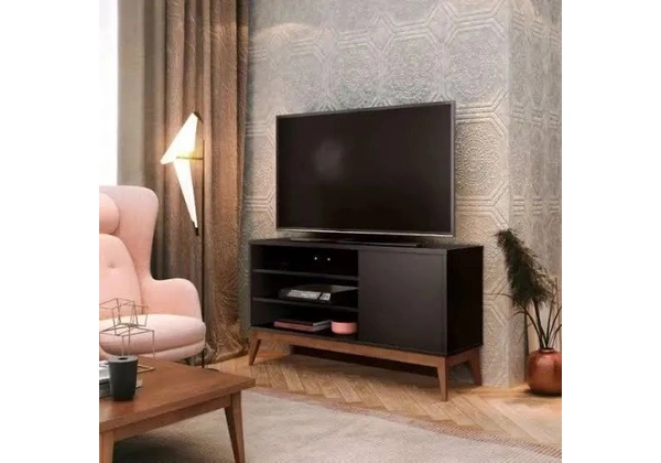 Rack Simples Para Tv Até 43 Preto