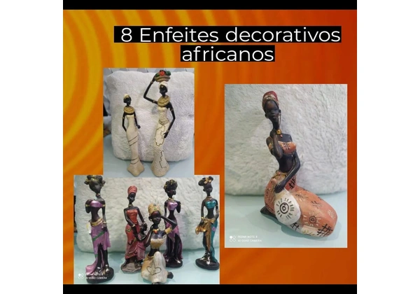 8 Enfeites Decorativos Africanos