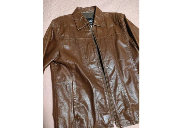 Jaqueta couro masculino ZAK original!